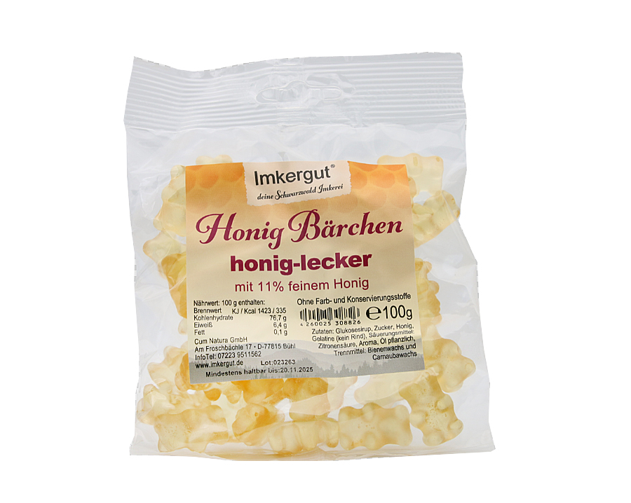 Honig Bärchen Honig Bärchen mit neuem Etikett